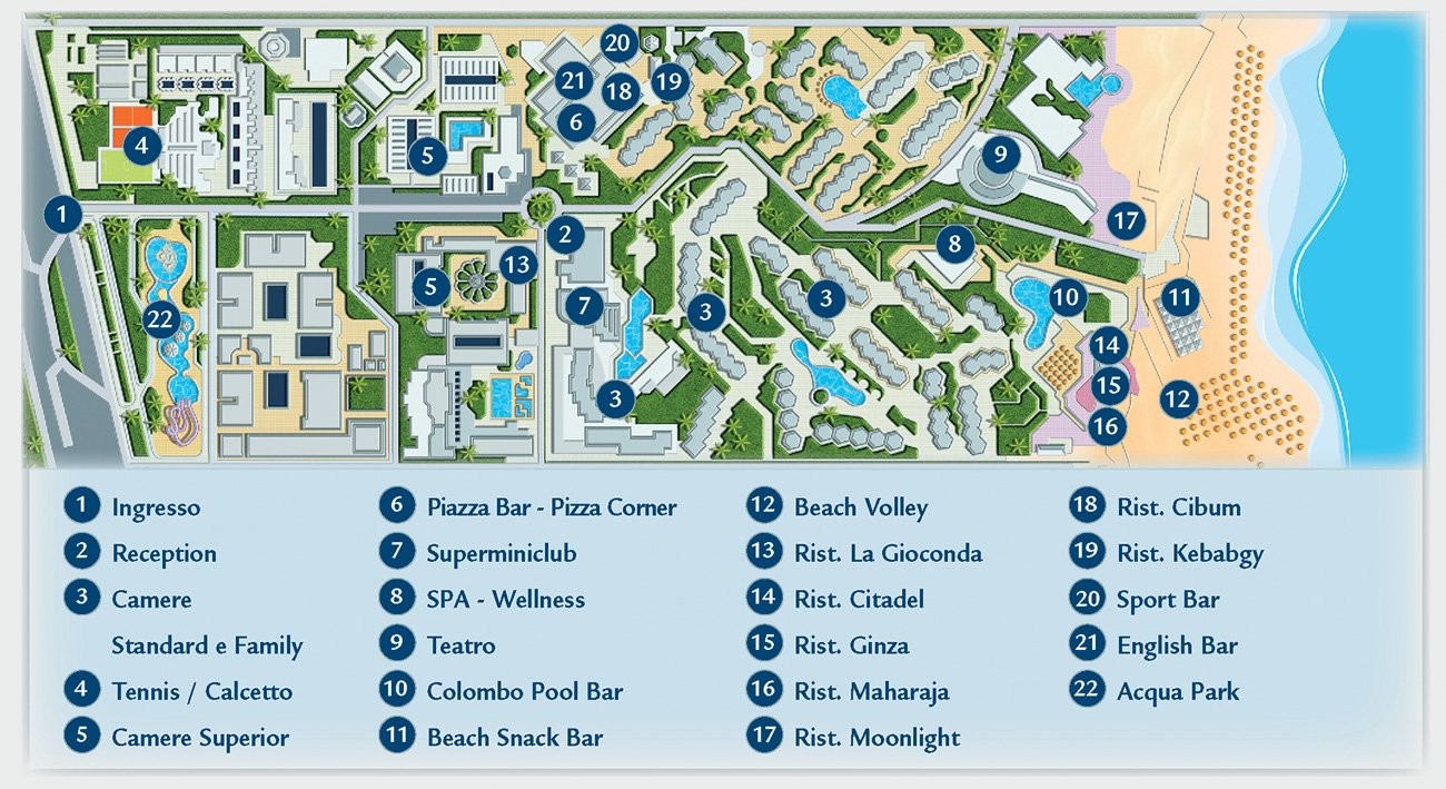 mappa veraclub sharm