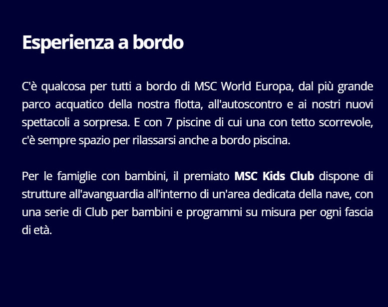 msc europa testo4